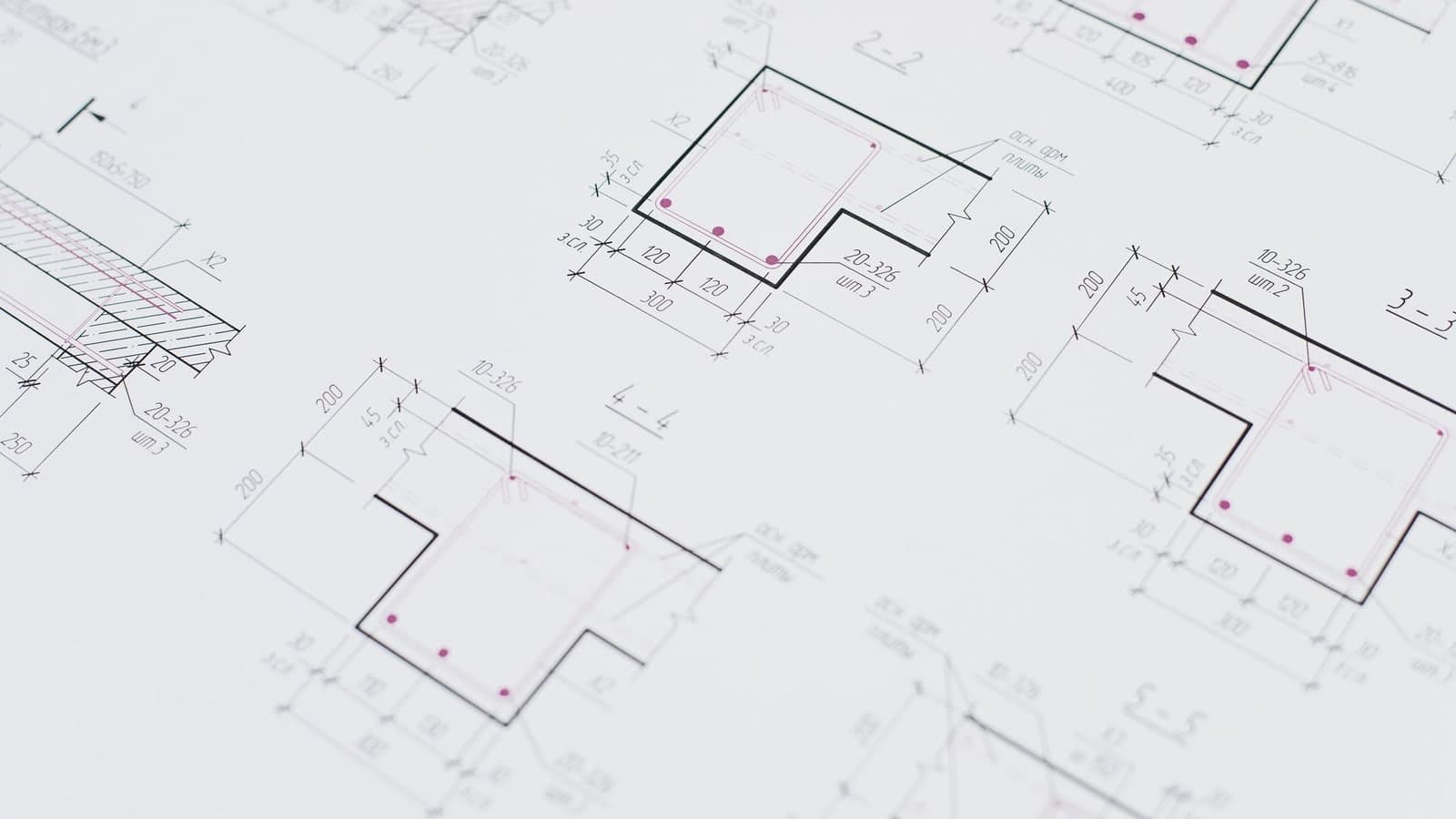 Plan technique détaillé utilisé pour vérifier les lignes d'un bordereau de prix unitaires